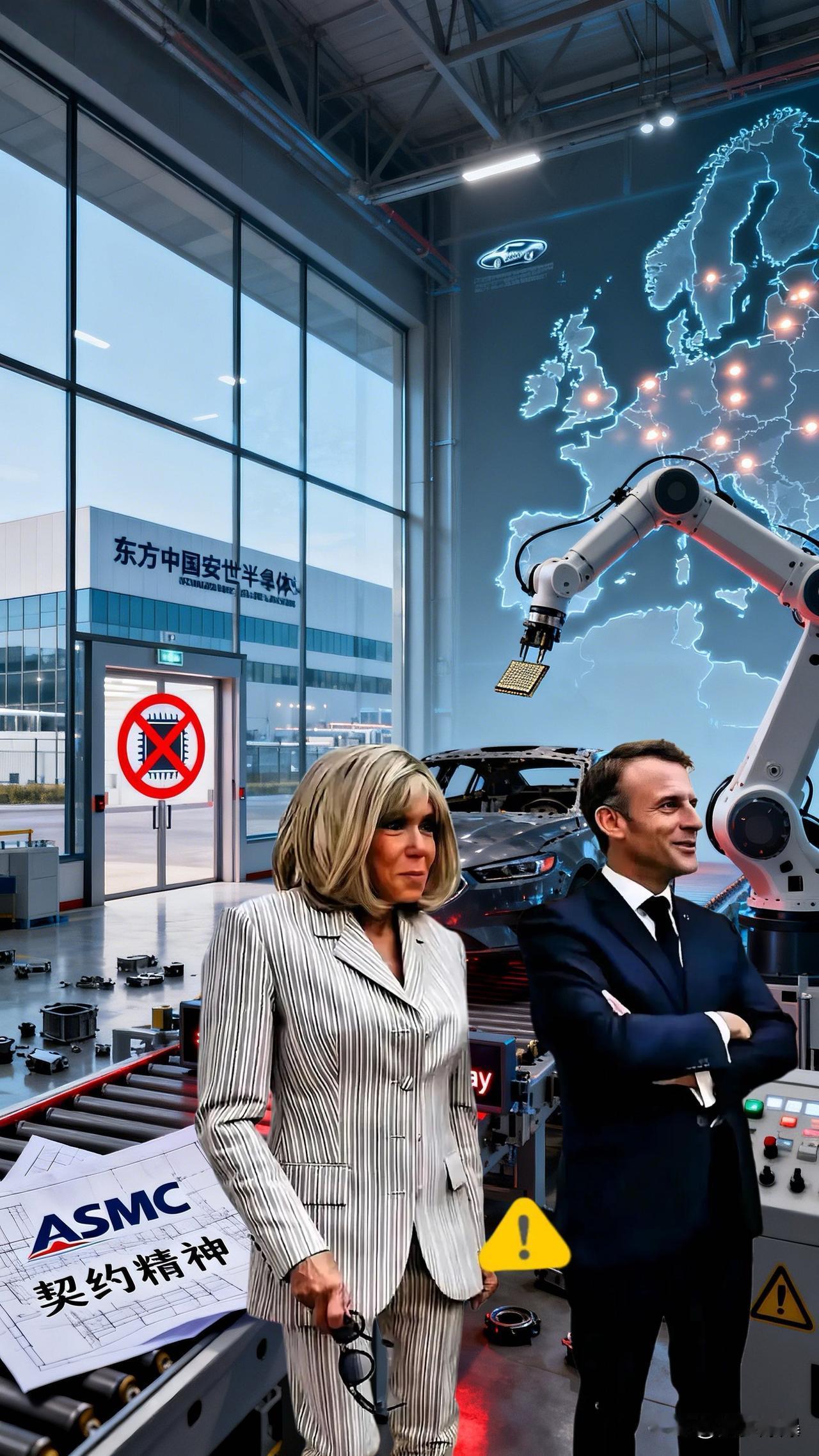 法国总统马克龙近几日对安世半导体供应危机发表了强硬的言论，指责某东方大国不愿意与