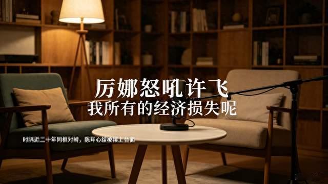 时隔近20年综艺对峙！厉娜当场质问许飞：我所有的经济损失呢