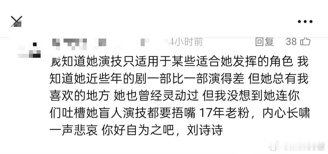 刘诗诗…怎么说呢，打着小刘亦菲的名号出道的，无论仙剑还是辛十四娘，在那个电视为王