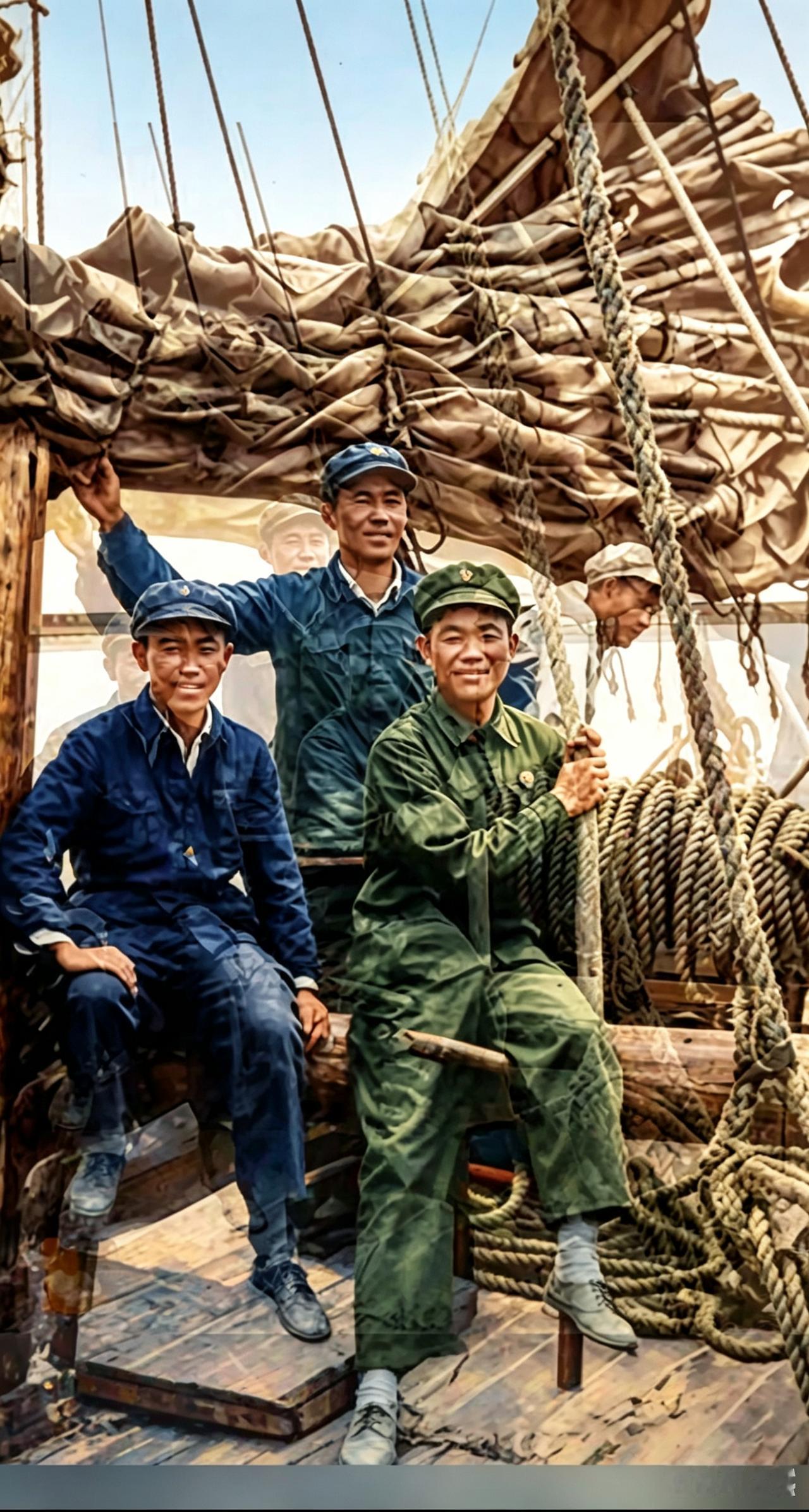 能认出这张照片上的军人吗？
问了好几个人都说不知道。
他们当时好年轻啊……

 