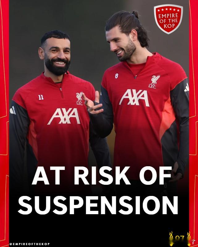 布拉德利已经五黄停赛了而索博索在周六利物浦对阵布莱顿的比赛赛前，也是距离在英超联