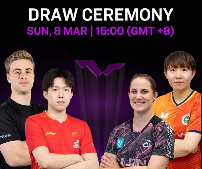 重庆冠军赛抽签仪式王楚钦出席重庆冠军赛抽签仪式 据WTT社媒消息，WTT重庆冠军