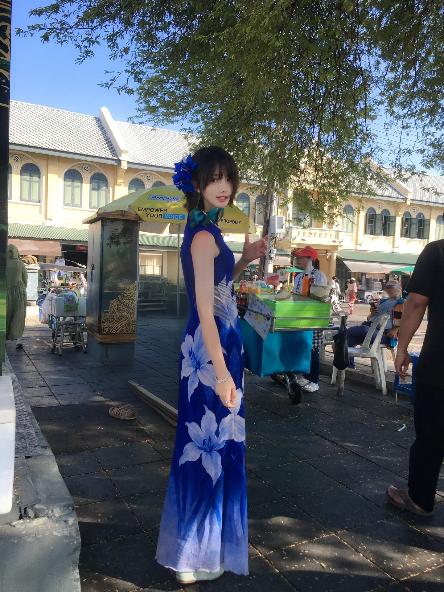 素颜逛曼谷。第一次尝试素颜旅行拍照，感觉很轻松 -