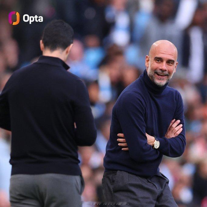 曼城2比1阿森纳 阿森纳本赛季在各项赛事中55场比赛中遭遇7场失利。前49场比赛