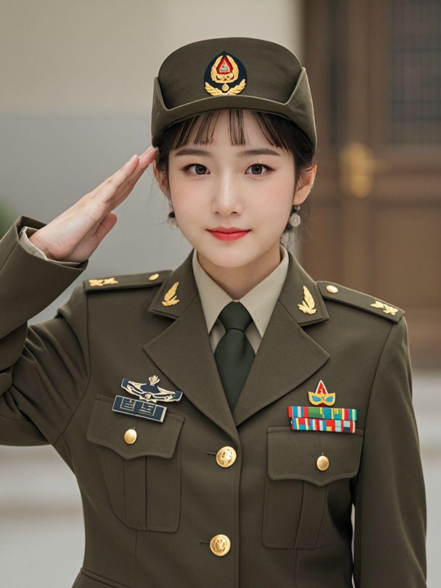 AI飒爽军姿