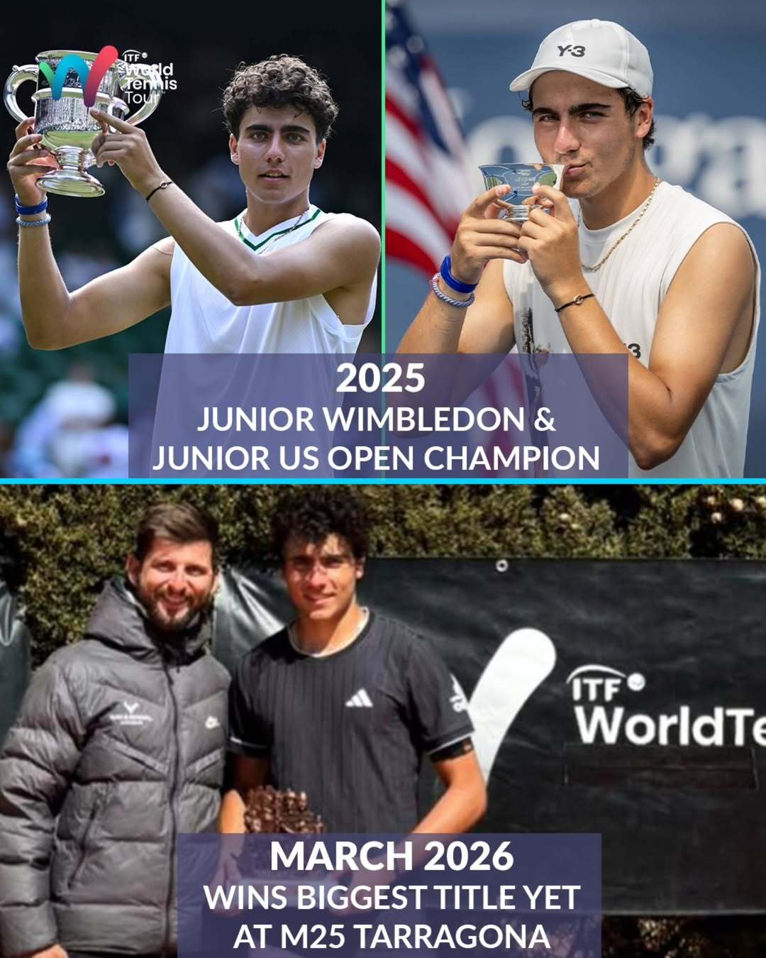 Ivan Ivanov再次证明了他为何是网坛最令人兴奋的新星之一👀🎾这位17