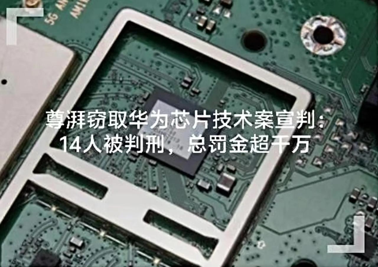 6芯片技术，犯侵犯商业秘密罪，获刑6年+罚金300万，13名“帮凶”员工同步入刑