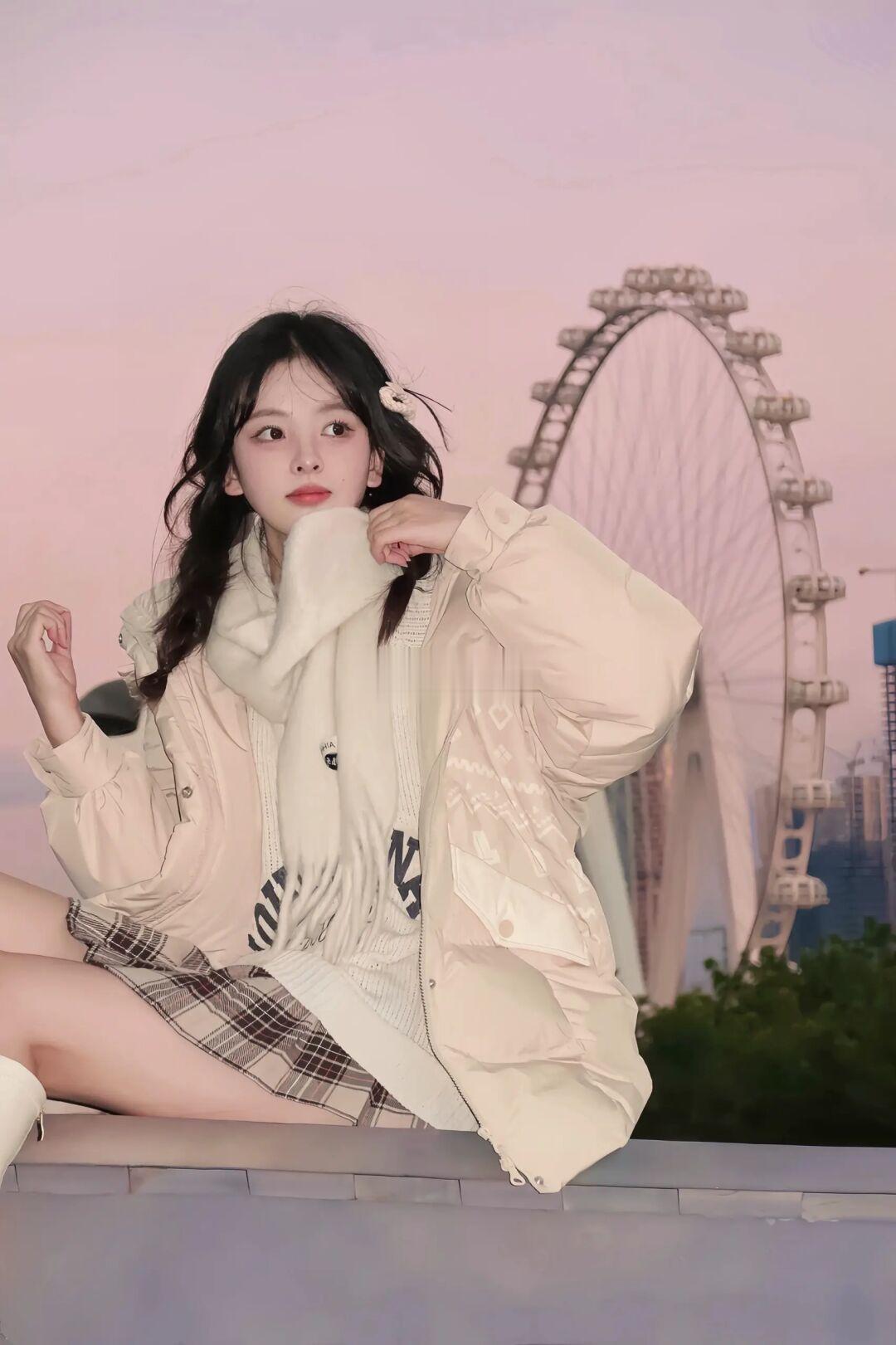 yeah！和摩天轮合影咯♡˚ 🎡