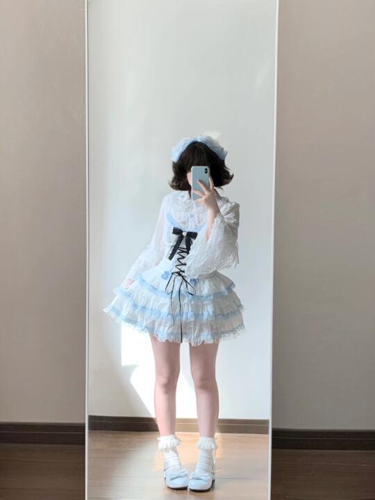 160 120｜微胖春夏少女感穿搭☁️海盐小蛋糕