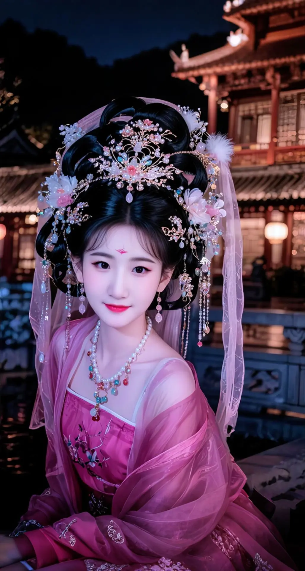 AI扩图 AI古风美人写真 ai创作