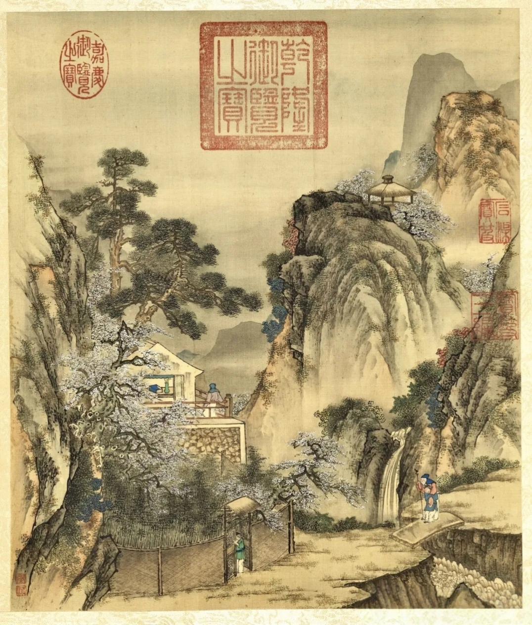 你敢说这些作品不能打动你的心？哲理中国画 
宫廷画派的作品出自于我们皇室宫廷，他