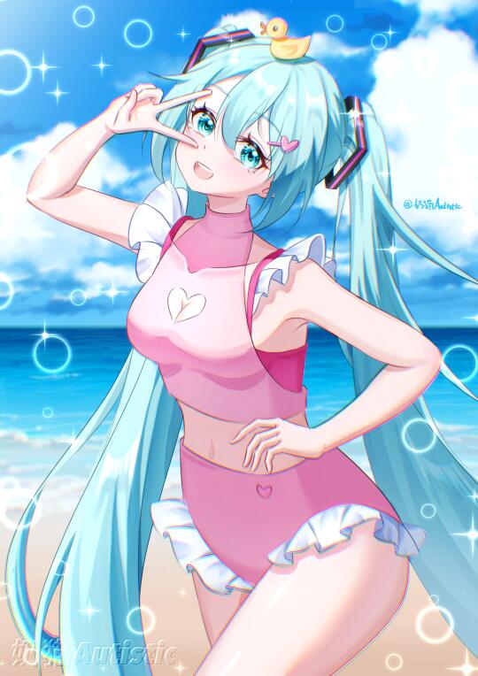 【绘画】一起去海边度假吧～