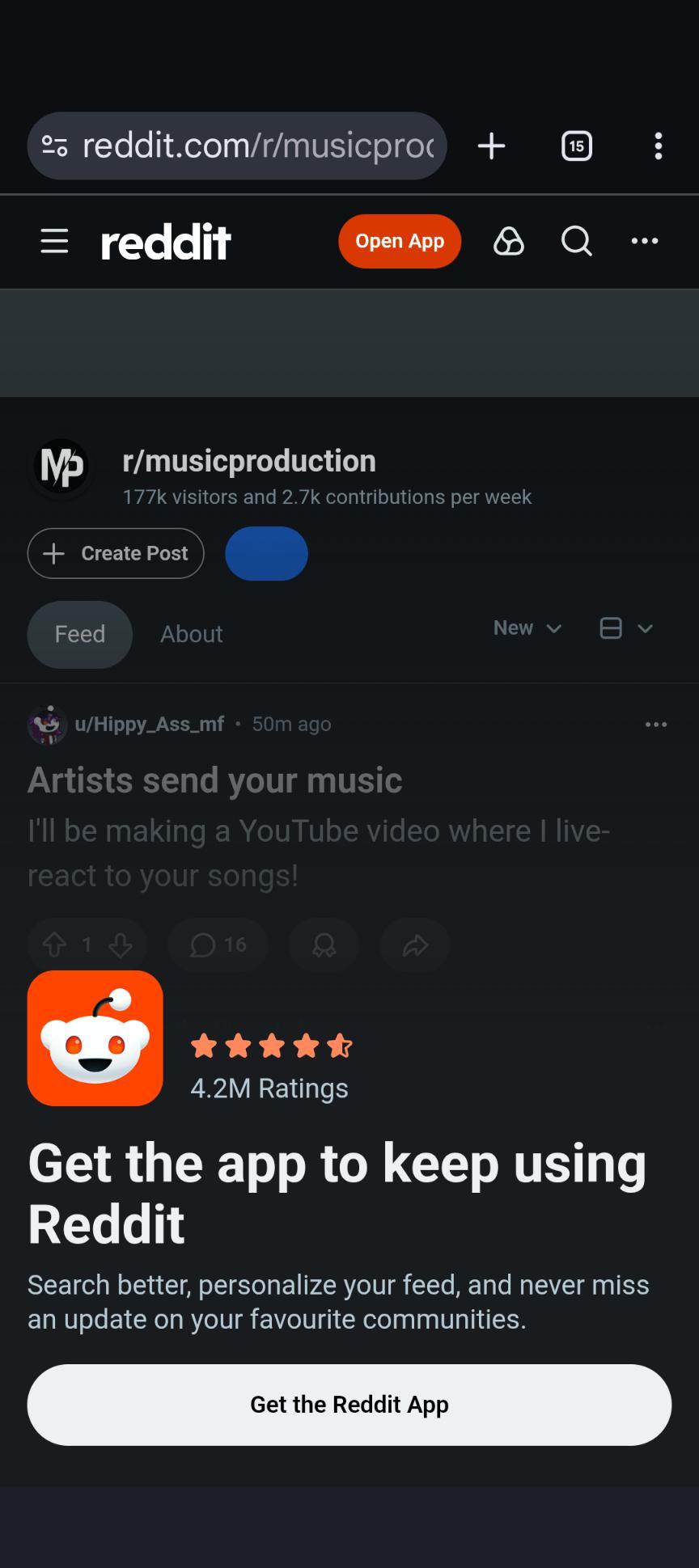 【Reddit 开始屏蔽移动网站，引导用户改用 App】Reddit 最近开始阻