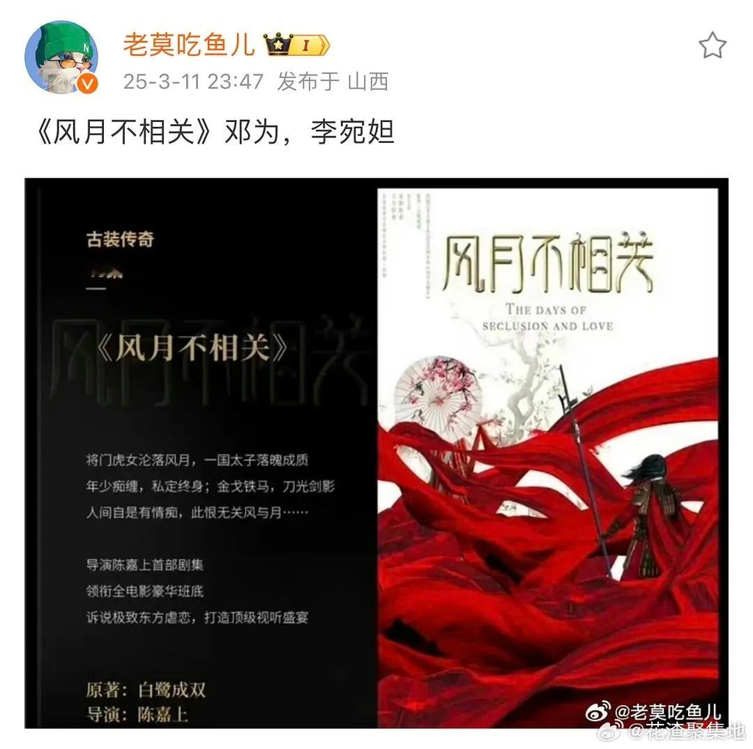 影视🍉，《风月不相关》邓为，李宛妲 ​​​