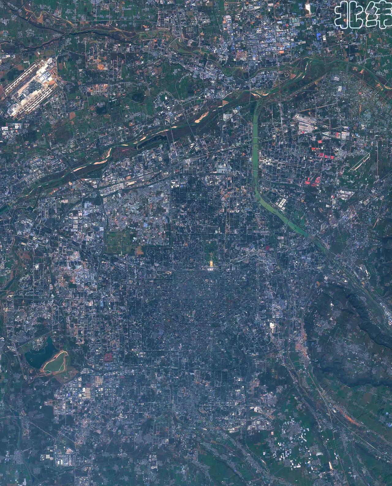 陕西省西安市最新卫星图（12.03）