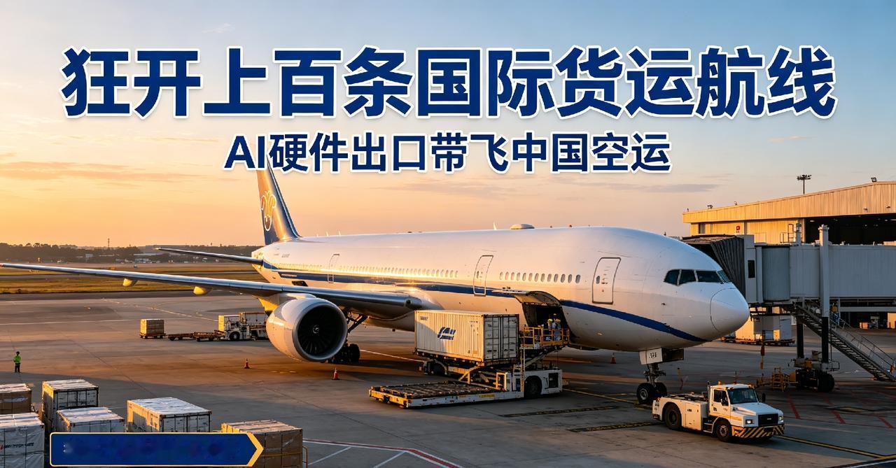 狂开上百条国际货运航线！AI硬件出口带飞中国空运
 
今年中国航空货运跑出惊人增