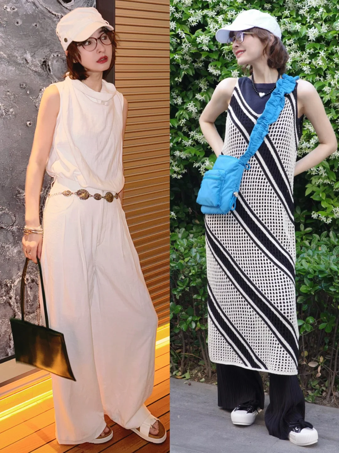 吴昕私服，缤纷彩色夏日穿搭！！