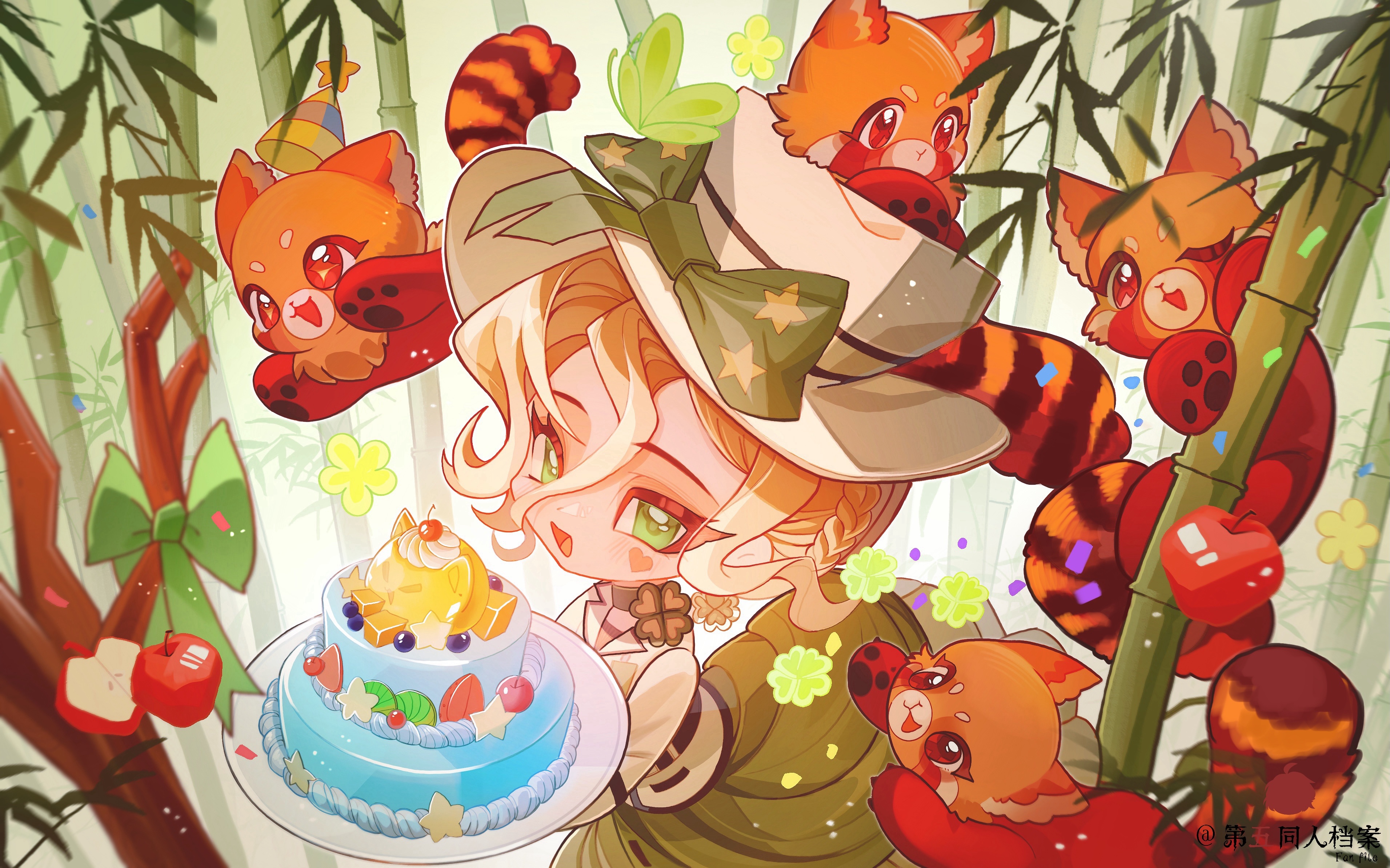 第五人格第五人格同人第五同人档案小熊猫四胞胎玉奇舞宝生日快乐第五人格红夫人 是谁