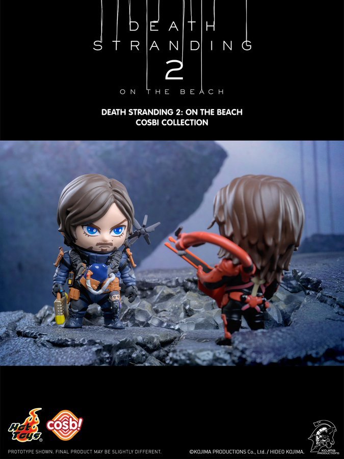 小岛秀夫今日亲自晒出了Hot Toys 出品的《死亡搁浅2：冥滩之上》盲盒迷你珍