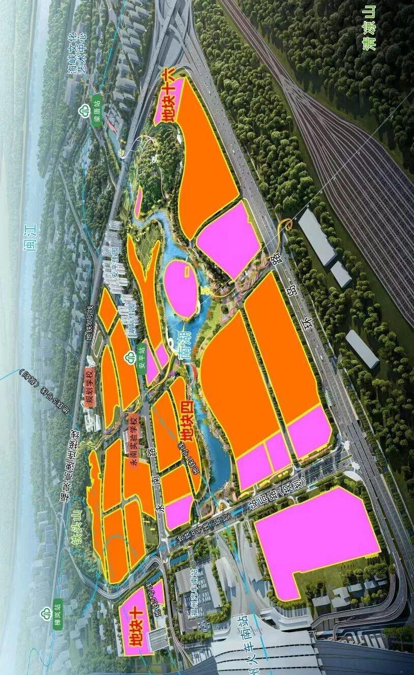 福州南湖地块规划 ​​​