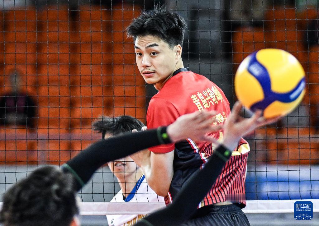 马天宇闪现排球场，都来江门看男排成年组比赛吧！