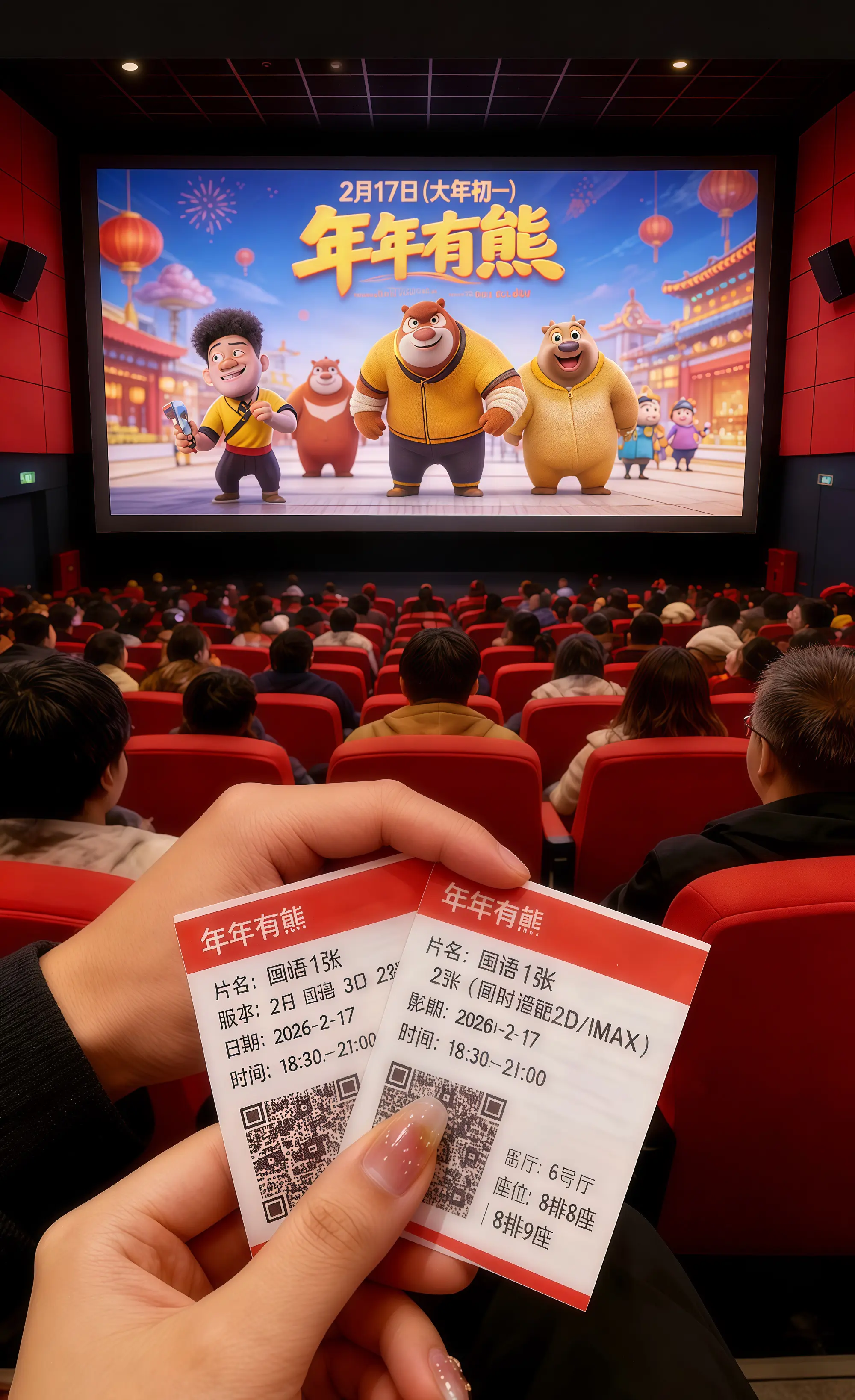 熊出没电影春节氛围感童年回忆 电影推荐电影票团购