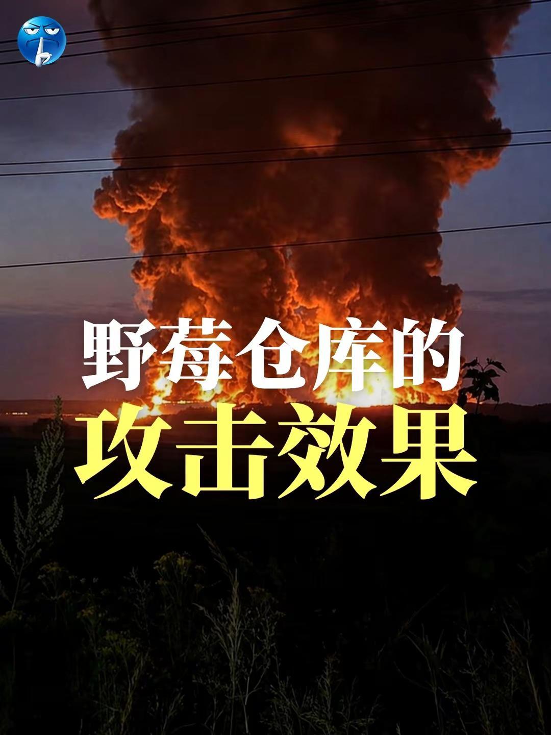 乌克兰对野莓的打击效果。乌克兰对俄罗斯野莓仓库的攻击，已经造成以下5个后果：1、