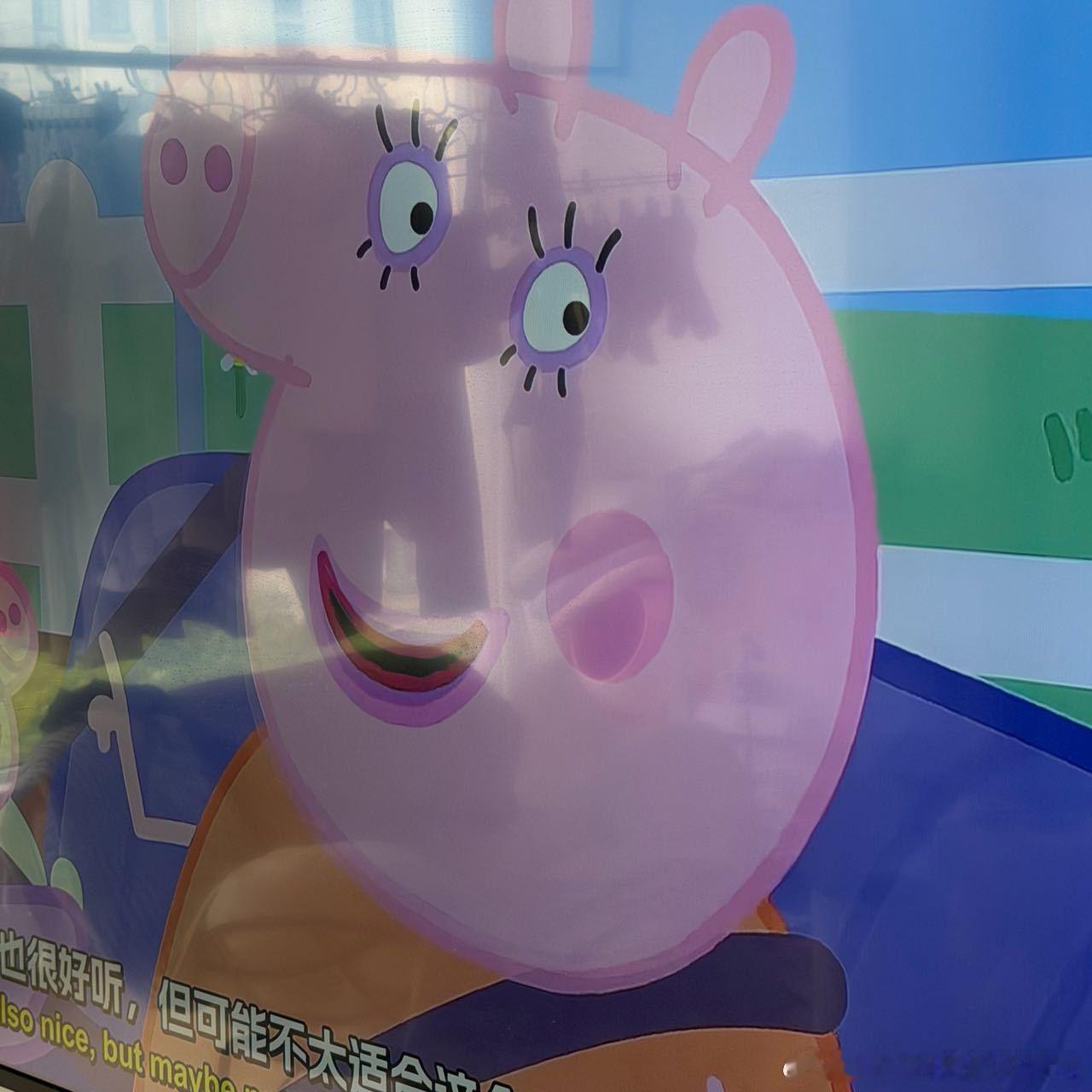 这个电视怎么自己在放我爱看的小猪佩奇啊 她好像在邀请我诶