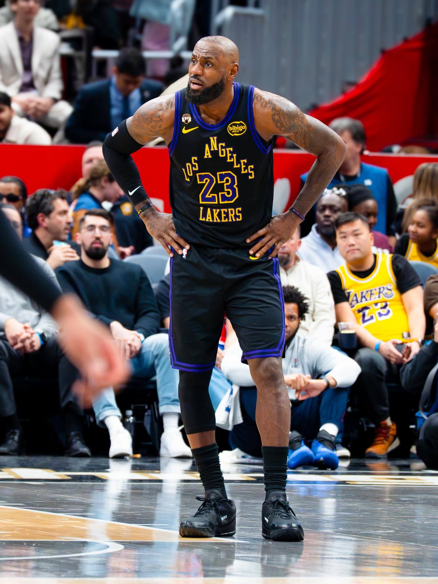 🔥LEBRON JAMES🔥詹姆斯湖人vs奇才洛杉矶湖人