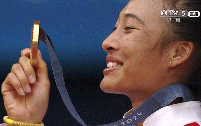 好美丽的女孩，好美丽的瞬间 ❤️❤️❤️祝福郑钦文的人生能有更多犹如当下一般的喜