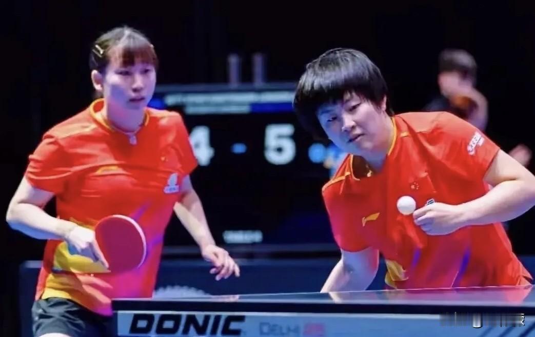 WTT支线赛多哈站2026丨国乒女双包揽冠亚军。

女双半决赛：
覃予萱/纵歌曼