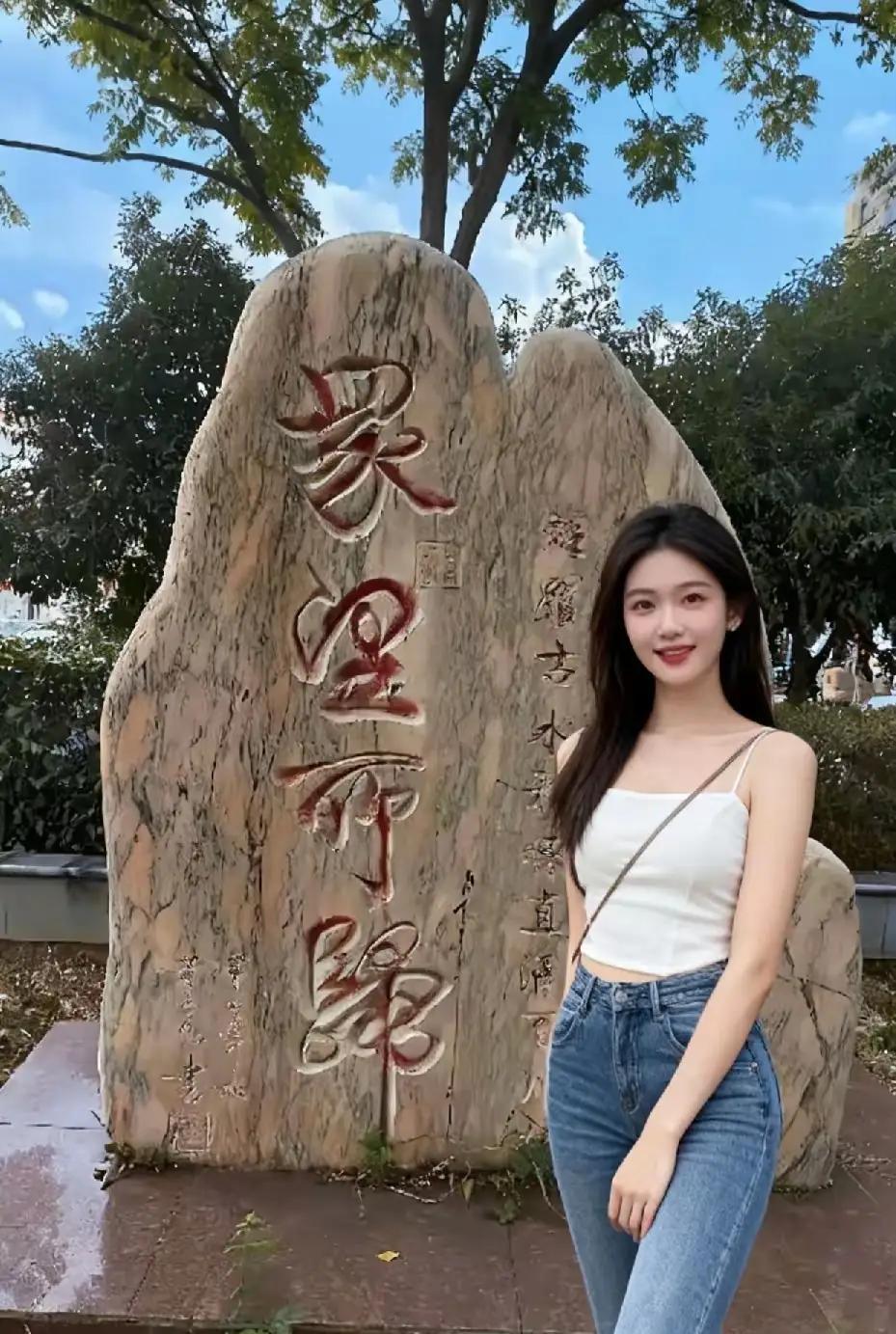 不吹牛！问了十几个大学朋友了，都认不全这石碑上的字，很懵圈！我敢说！能认出来的，