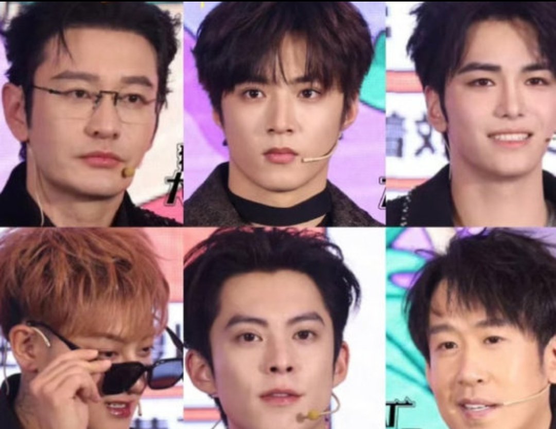 宇宙闪烁请注意六位嘉宾怼脸生图🈶黄晓明、刘耀文、邵子恒、黄子韬、王鹤棣、于洋 