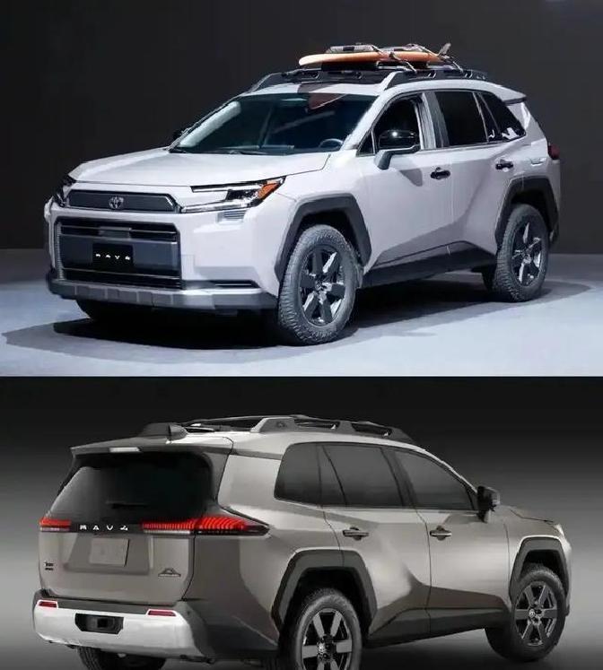 丰田这回玩真的了！第六代RAV4荣放智混版刚在广州车展上亮相，起步价直奔15.1