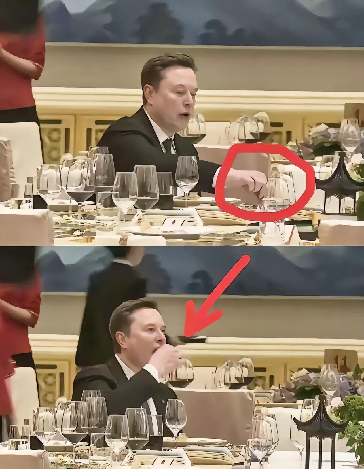 马斯克在国宴上的举动引起了广泛热议！一些人认为他随性而为，想吃就吃，且很好地表现