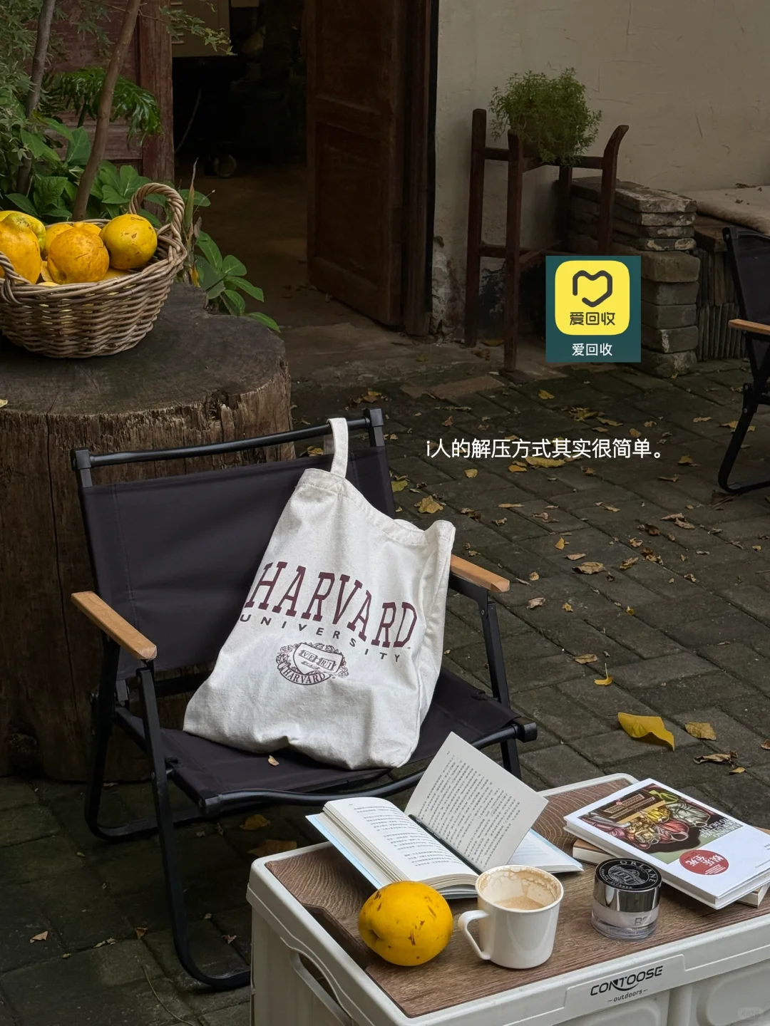 我的解压方式：独处、阅读、散步、爱回收旧物