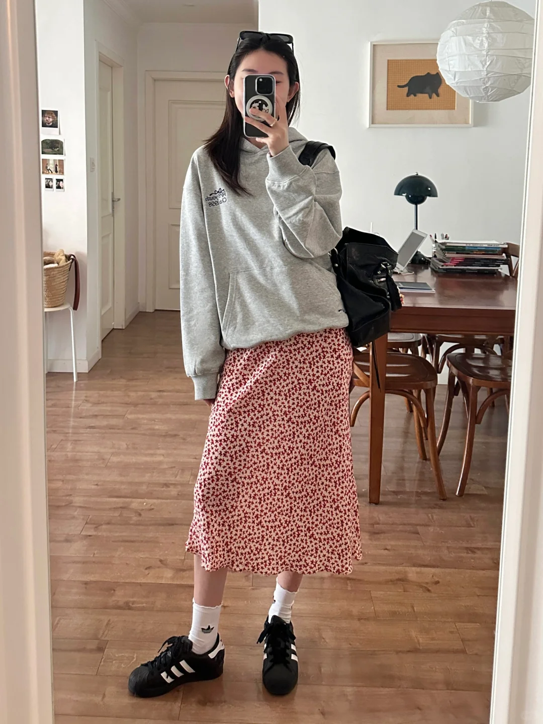 卫衣+碎花裙🍃随性自在过个好秋
