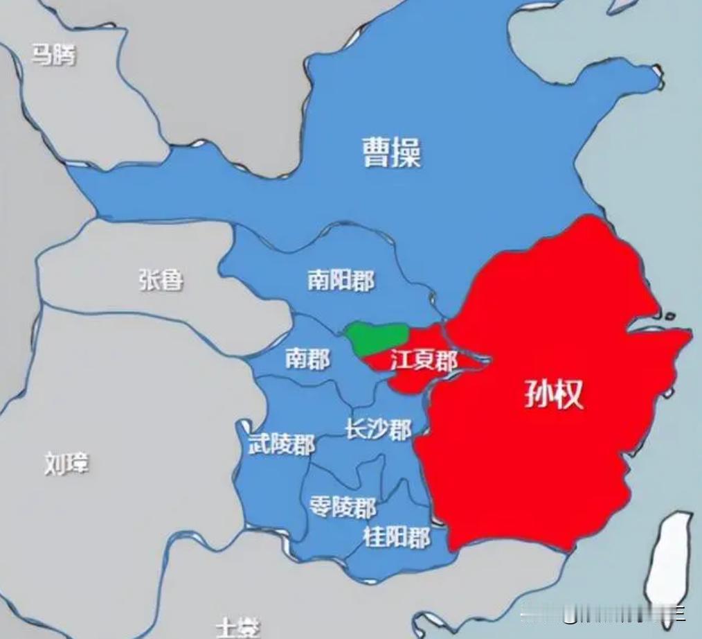 赤壁之战的胜利，就好比麦克阿瑟仁川登陆的成功。
这个比喻可能不太恰当。
麦克阿瑟