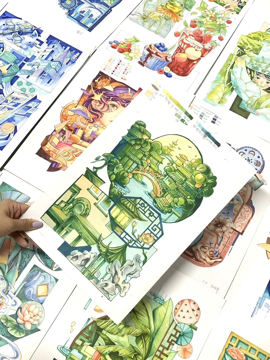 新赛季新创意❗️构成被学生玩出花来了～