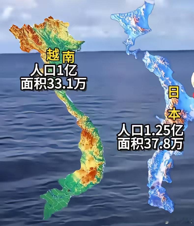 网友：越南潜力确实很大，人口规模，地形地貌和日本差不多。 ​​​
