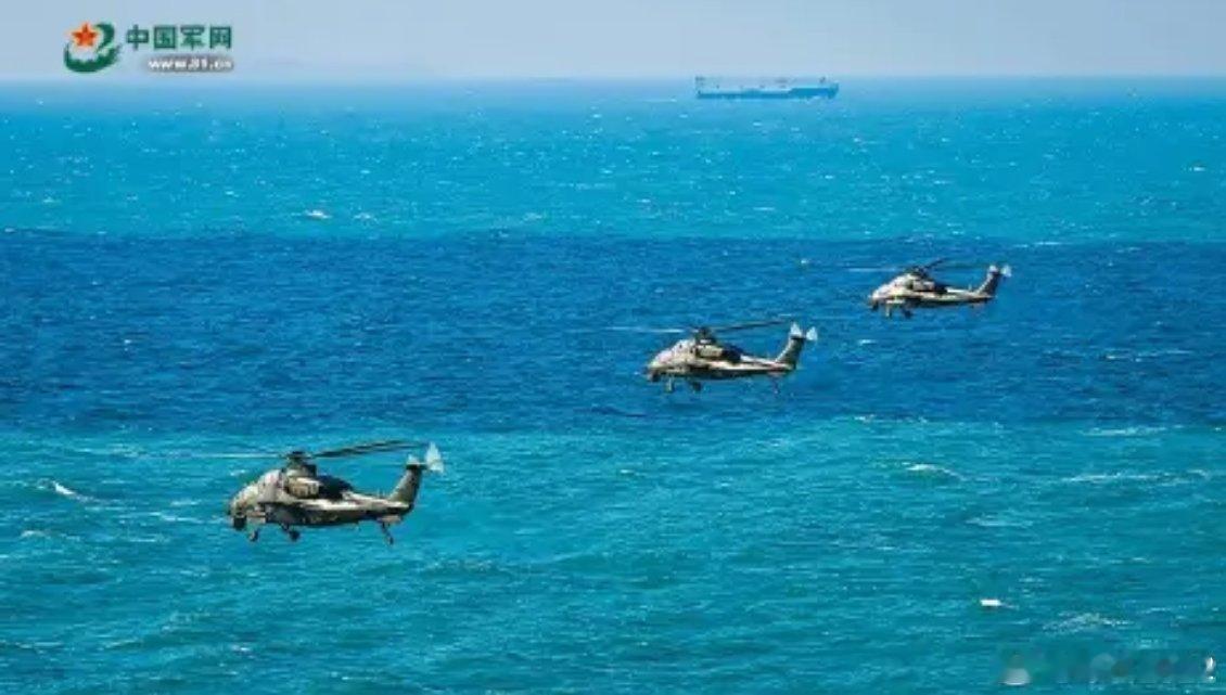 三军接力指挥军报，陆航跨海突击，先是陆军指挥，空军空中接力，后面海军前沿指挥了。