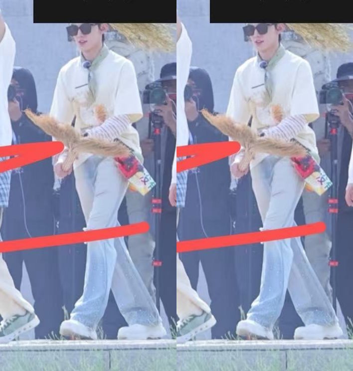 这拿的扫帚？ 