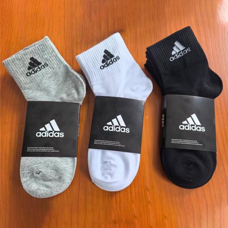 🧦阿迪达斯黑白袜子3双💥19.9 