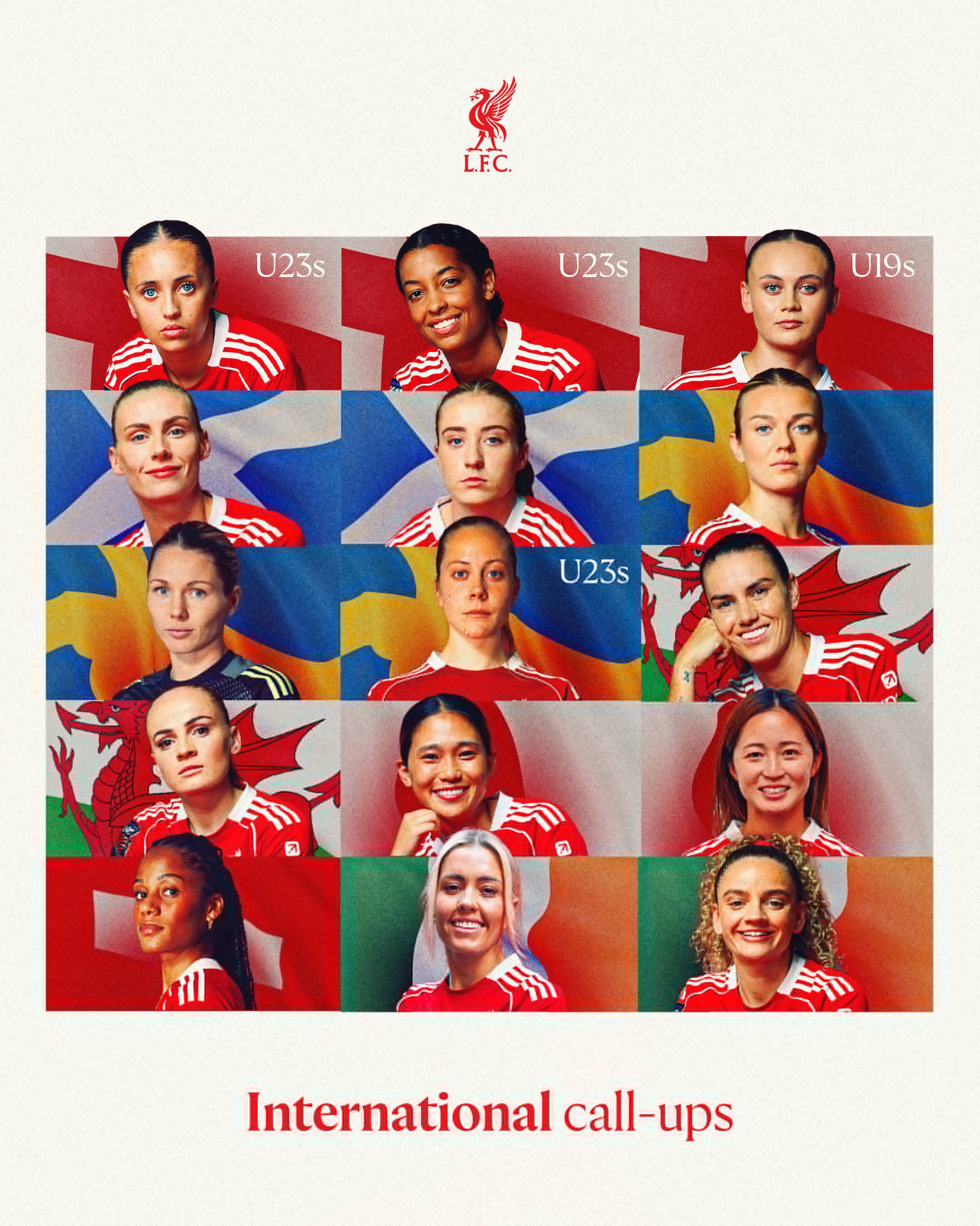 利物浦女足 刚复出的扎拉肖，立马被英足总征召，一年前就是在英格兰U19受的伤