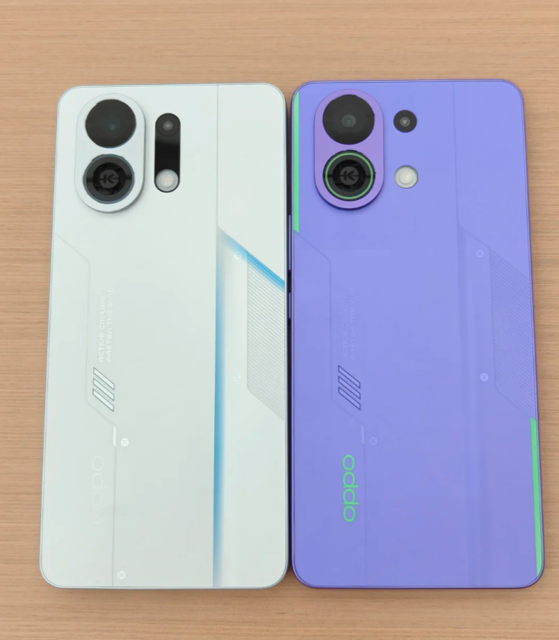 聊聊OPPO K13Turbo，周末正好路店里看了下外观是真的有点小帅，背板的机