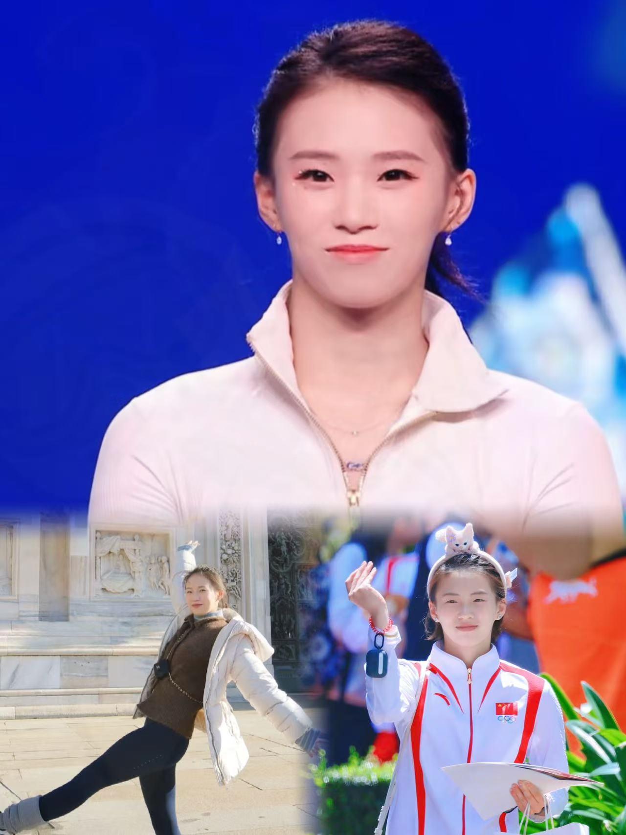 现在最尴尬的人，
估计就是陈芋汐了，
在跨年舞台上，被推来推去，合照时只能靠边站