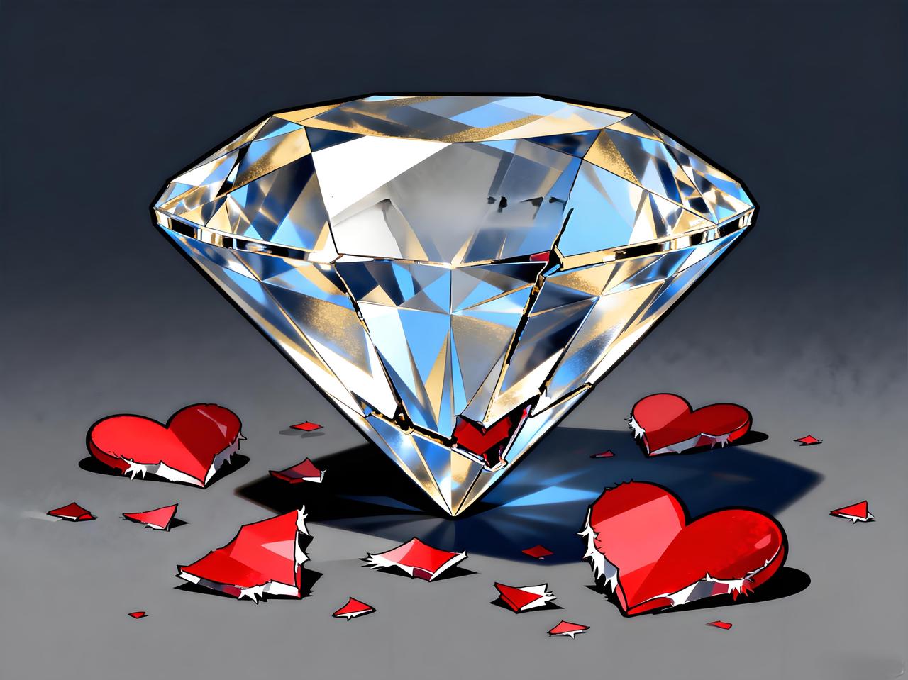 在当代社会的爱情叙事中，钻石被塑造成永恒爱情的象征，无数人趋之若鹜，仿佛没有这颗