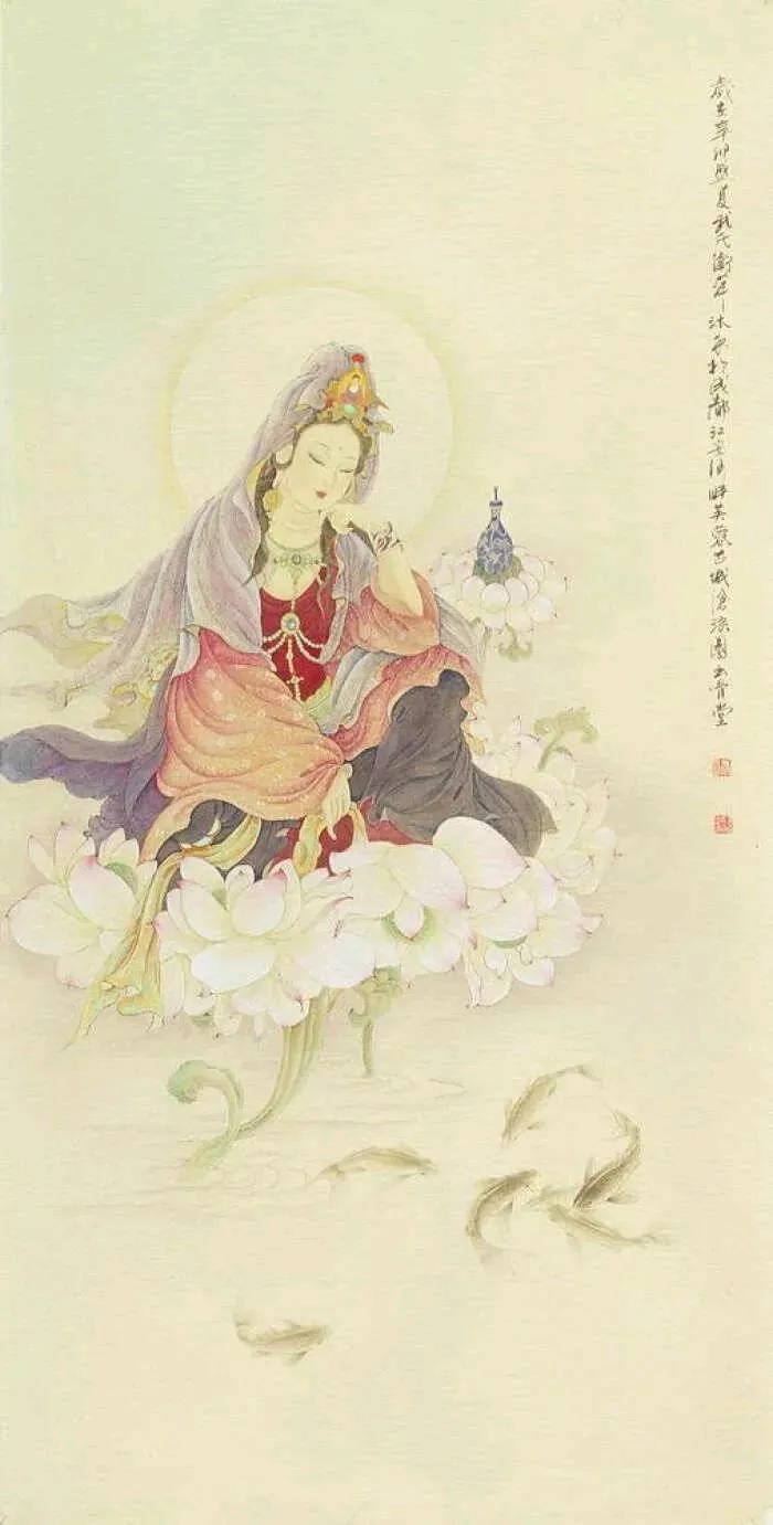 观自在，当如是，作品充满禅境