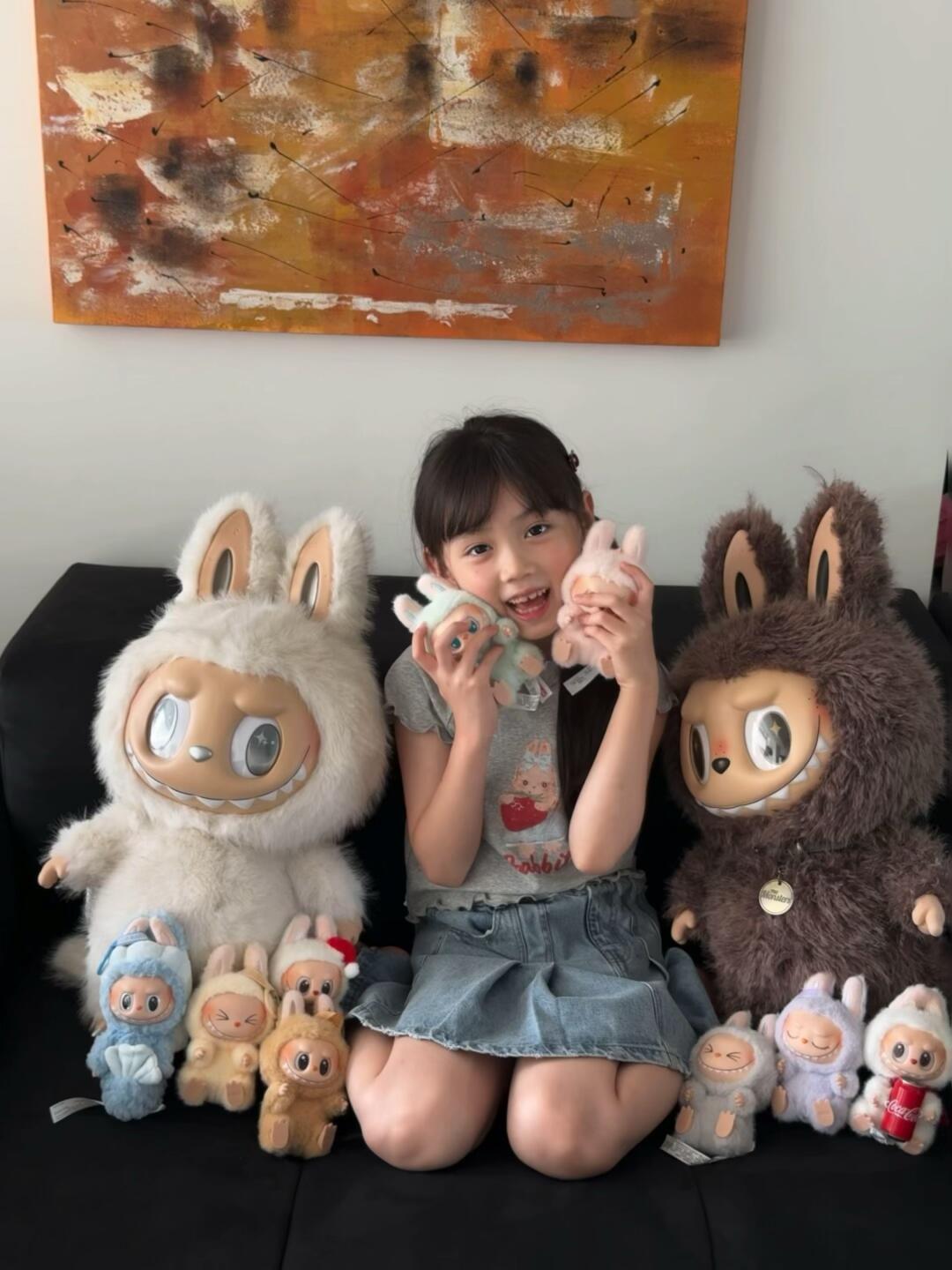 女鹅和她的labubu们～