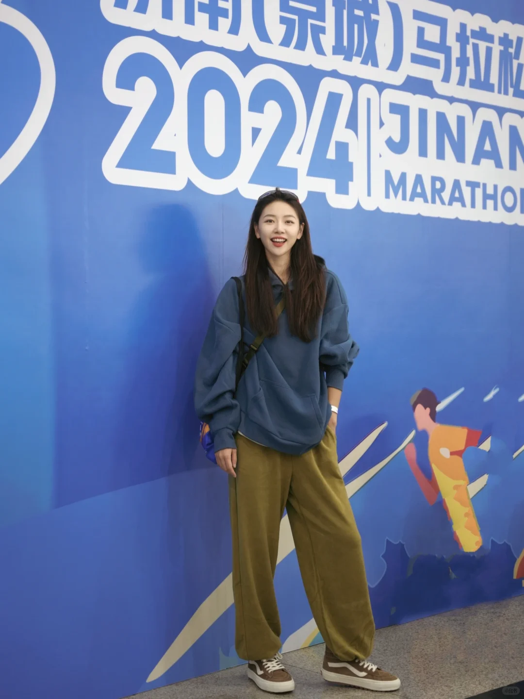 回到家乡跑一场马拉松，济南马拉松明天见😝